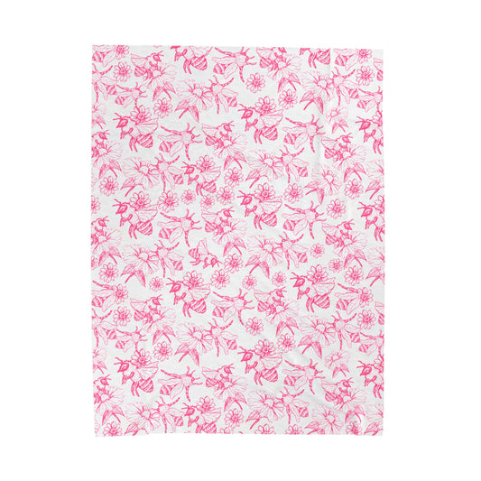 HoneyPlusCo Merch | Honey Bee Plush Blanket Style 5
