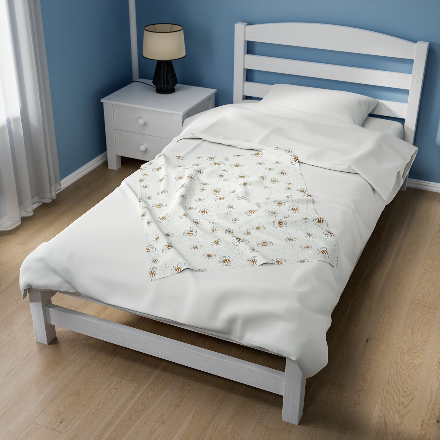 HoneyPlusCo Merch | Honey Bee Plush Blanket Style 10