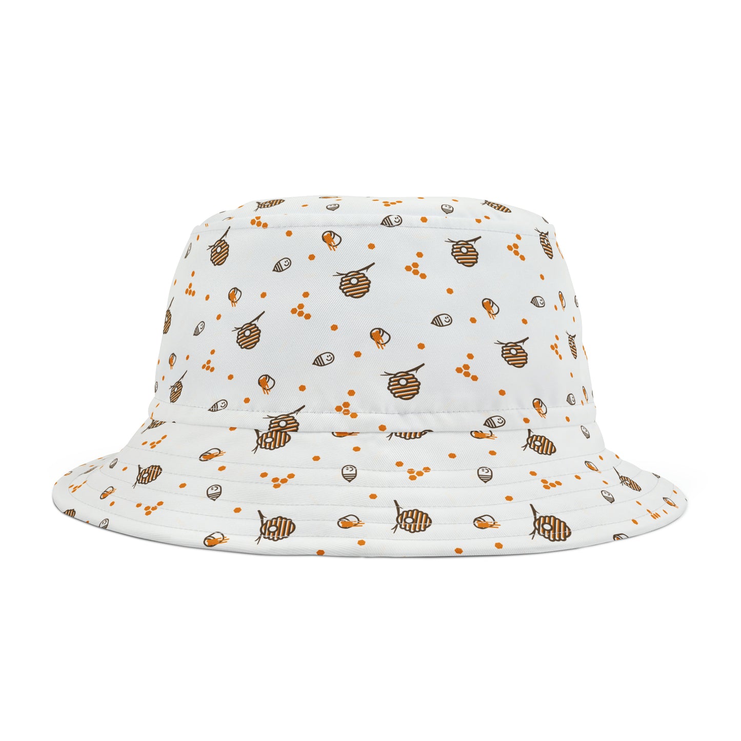 HoneyPlusCo Merch | Honey Bee Bucket Hat - Full Print Style 12