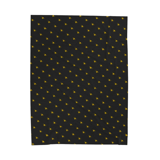 HoneyPlusCo Merch | Honey Bee Plush Blanket Style 7