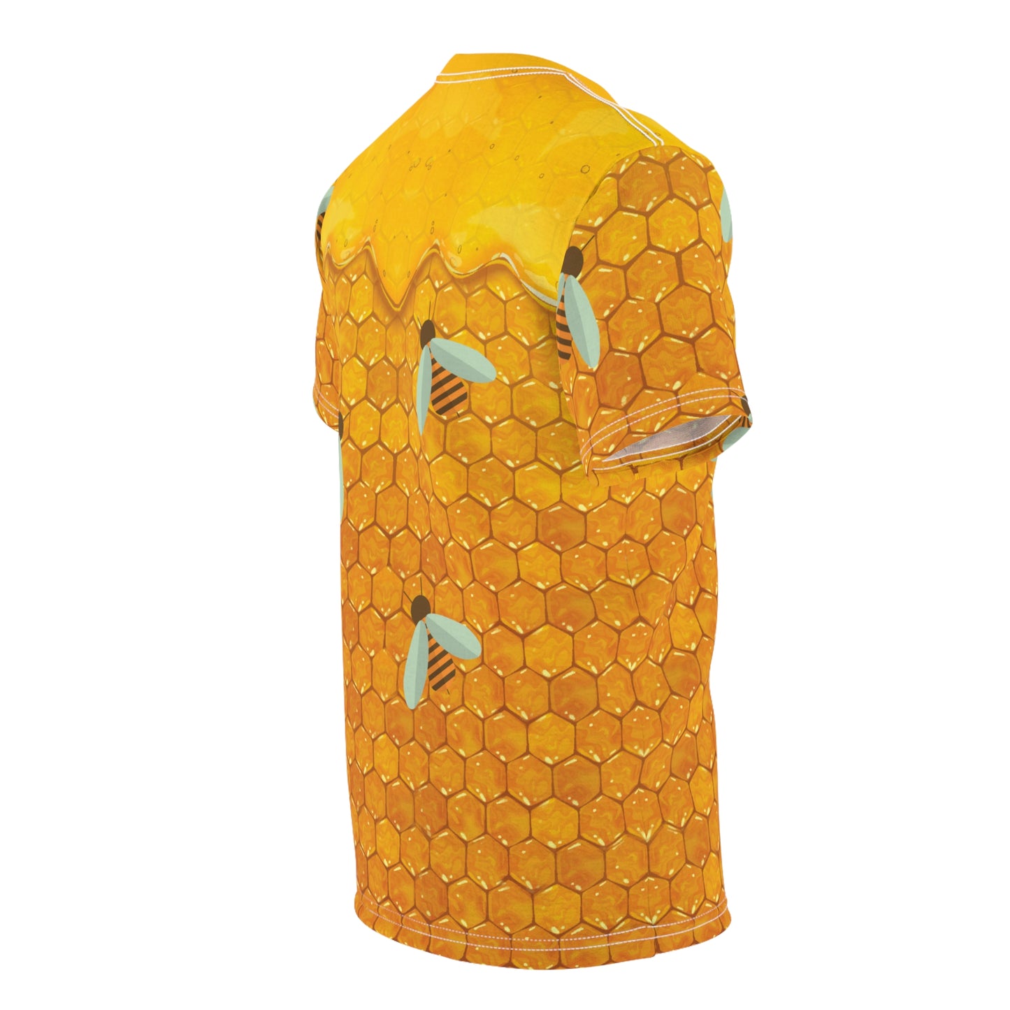 HoneyPlusCo Merch | Honey Bee T Shirt - Full Print Style 1