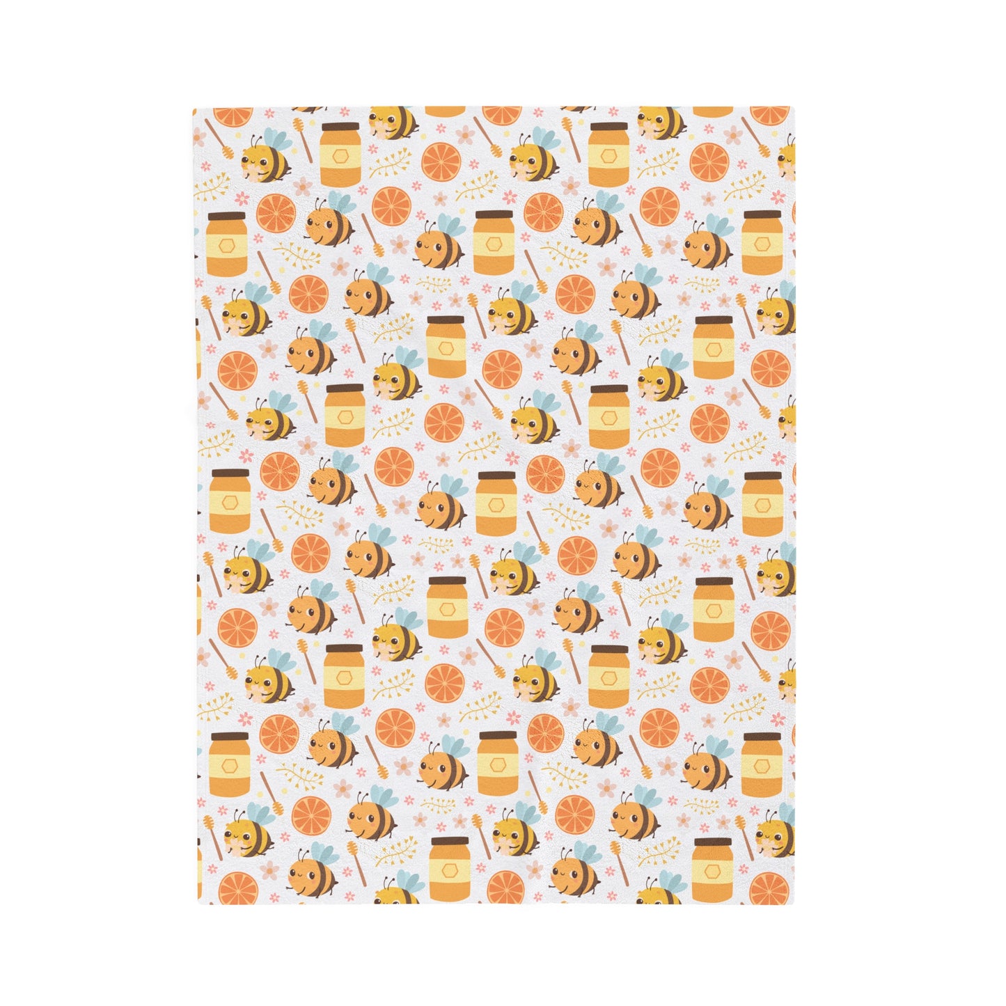 HoneyPlusCo Merch | Honey Bee Plush Blanket Style 6