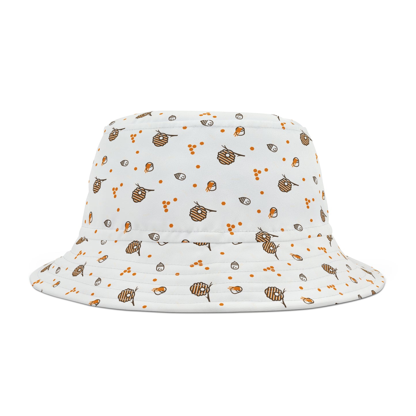 HoneyPlusCo Merch | Honey Bee Bucket Hat - Full Print Style 12