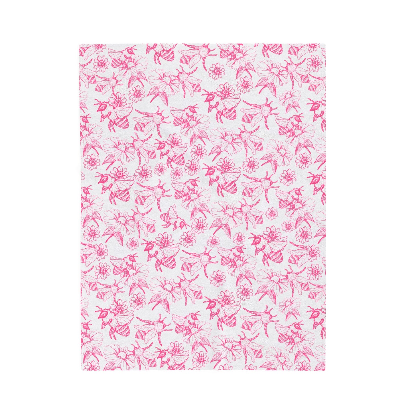 HoneyPlusCo Merch | Honey Bee Plush Blanket Style 5