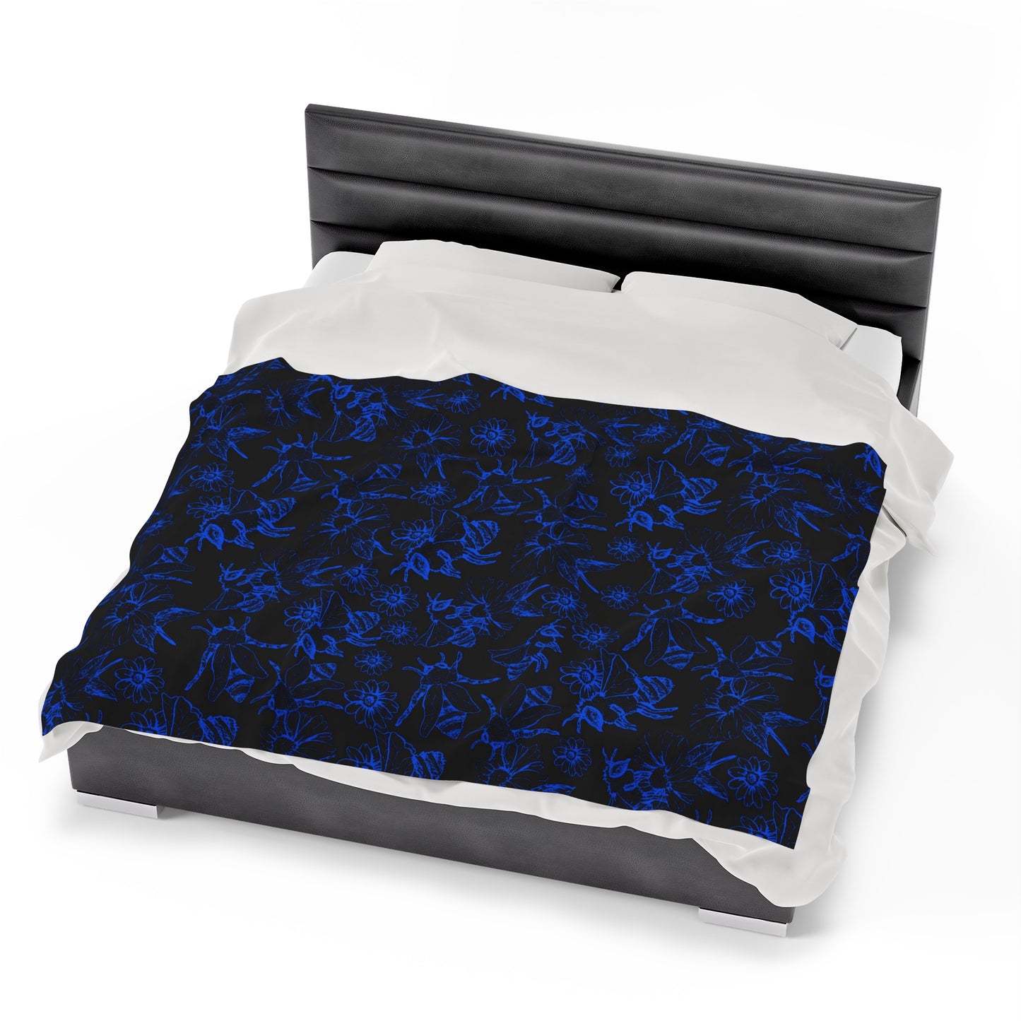 HoneyPlusCo Merch | Honey Bee Plush Blanket Style 4