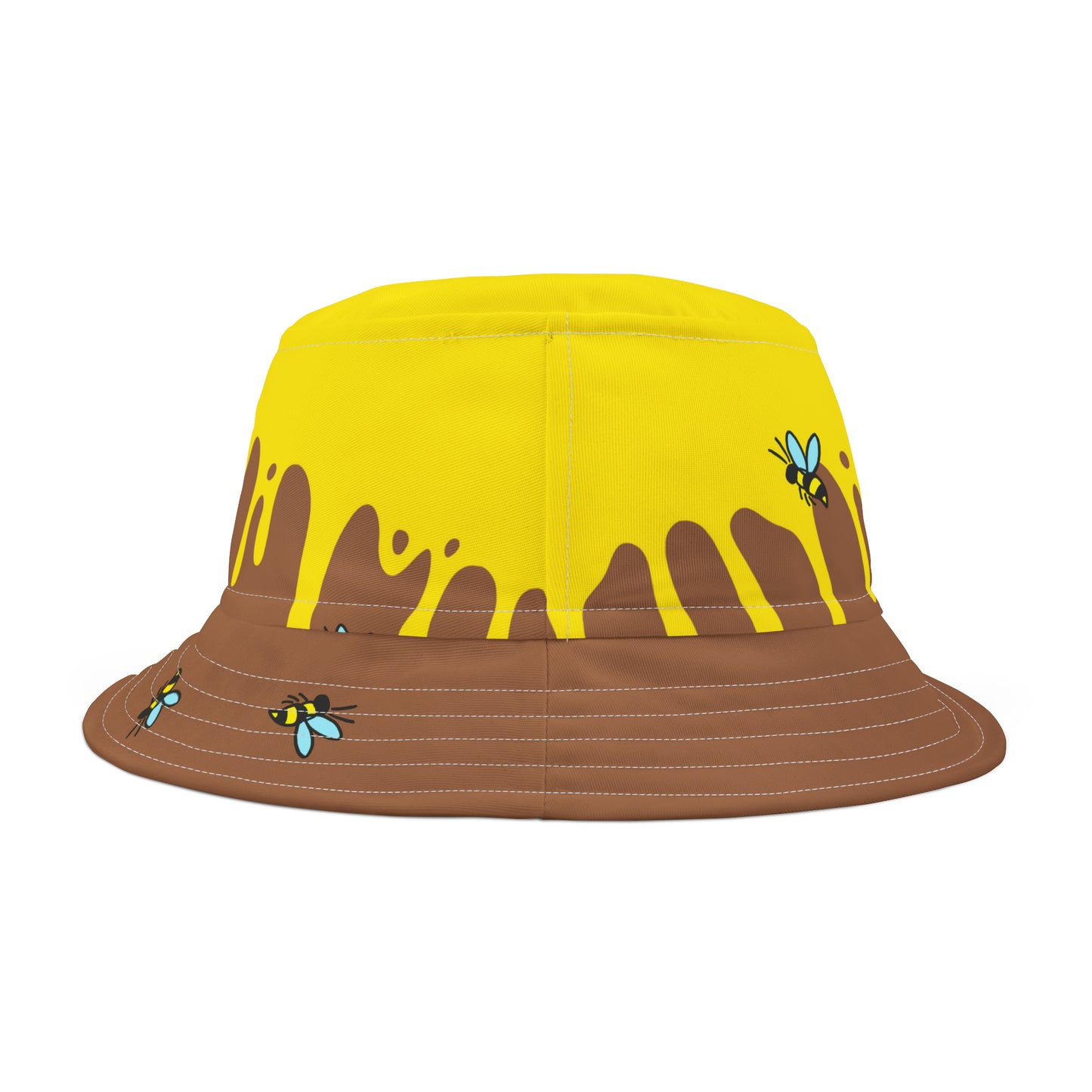 HoneyPlusCo Merch | Honey Bee Bucket Hat - Full Print Style 8
