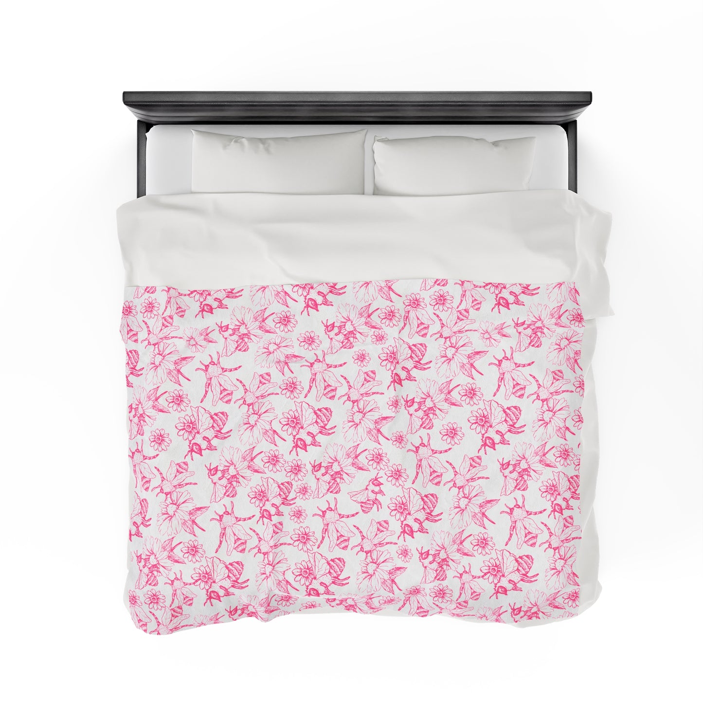 HoneyPlusCo Merch | Honey Bee Plush Blanket Style 5