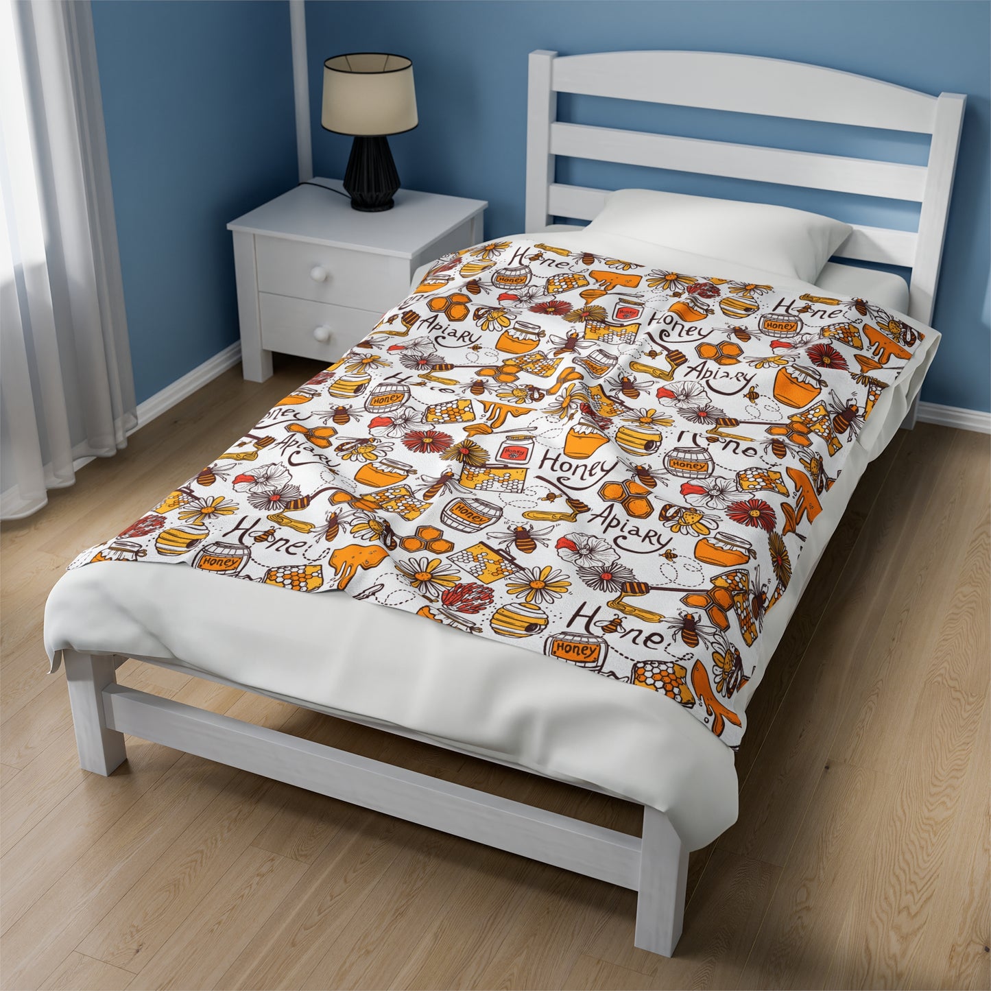 HoneyPlusCo Merch | Honey Bee Plush Blanket Style 11