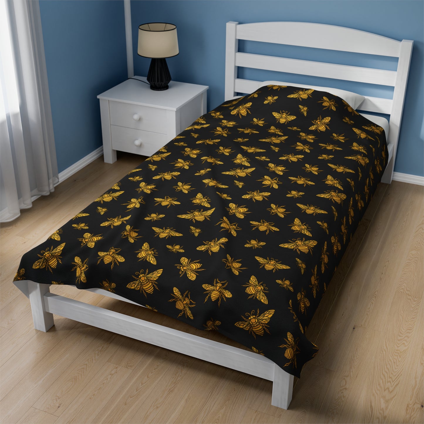 HoneyPlusCo Merch | Honey Bee Plush Blanket Style 9