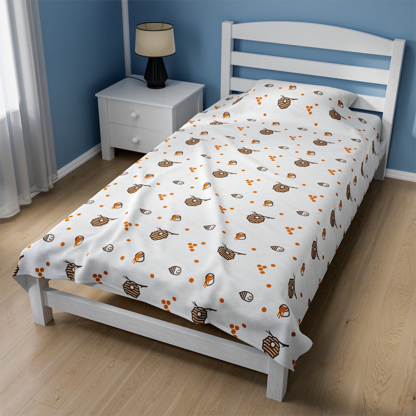 HoneyPlusCo Merch | Honey Bee Plush Blanket Style 12