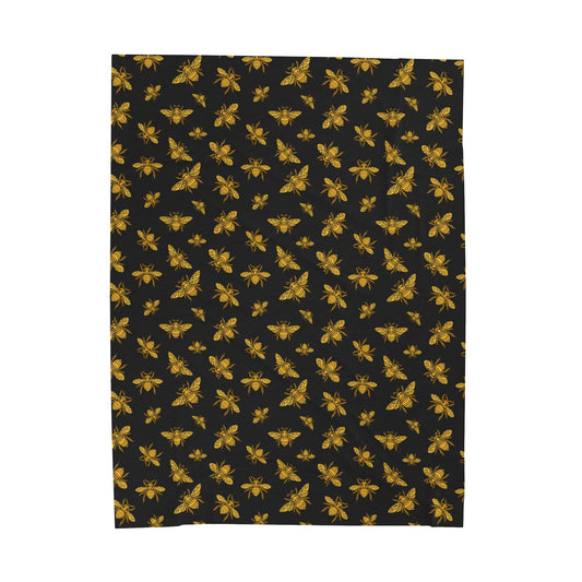 HoneyPlusCo Merch | Honey Bee Plush Blanket Style 9