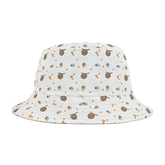 HoneyPlusCo Merch | Honey Bee Bucket Hat - Full Print Style 12