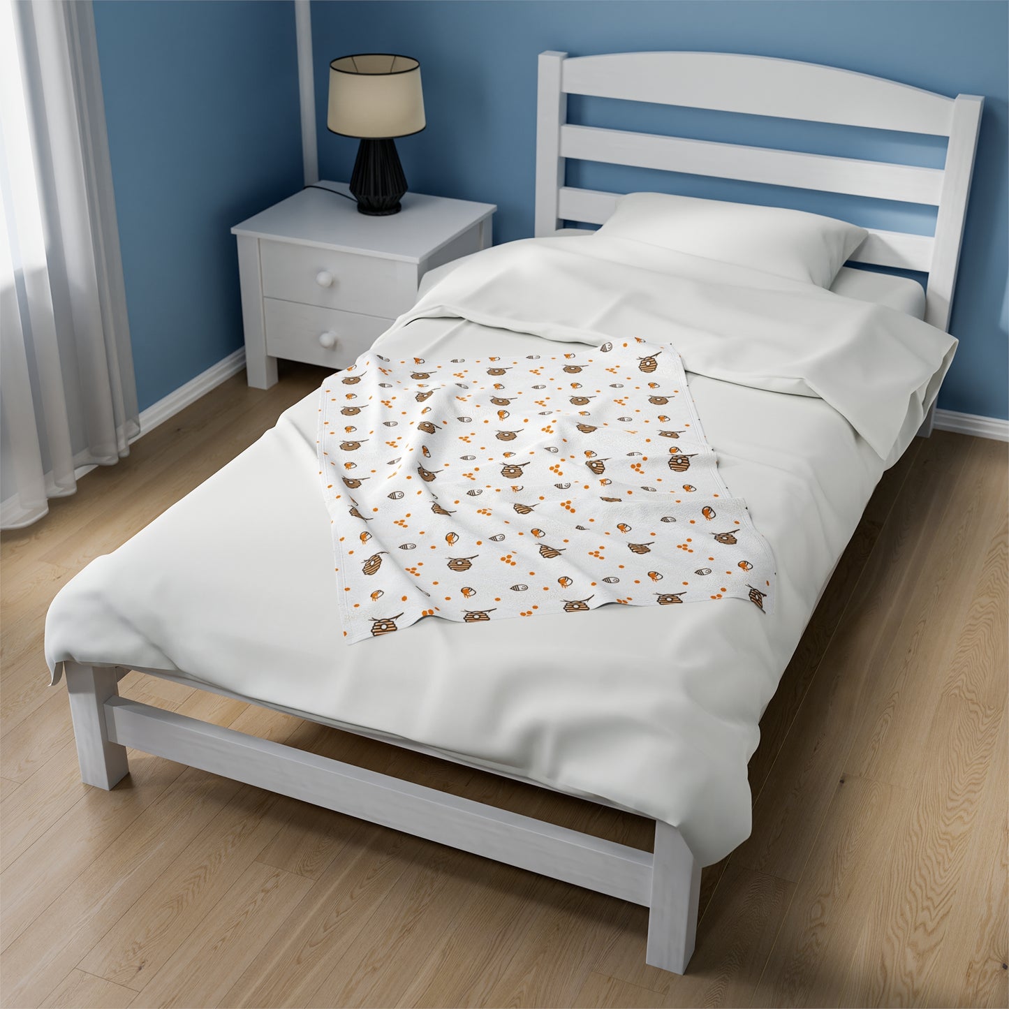 HoneyPlusCo Merch | Honey Bee Plush Blanket Style 12