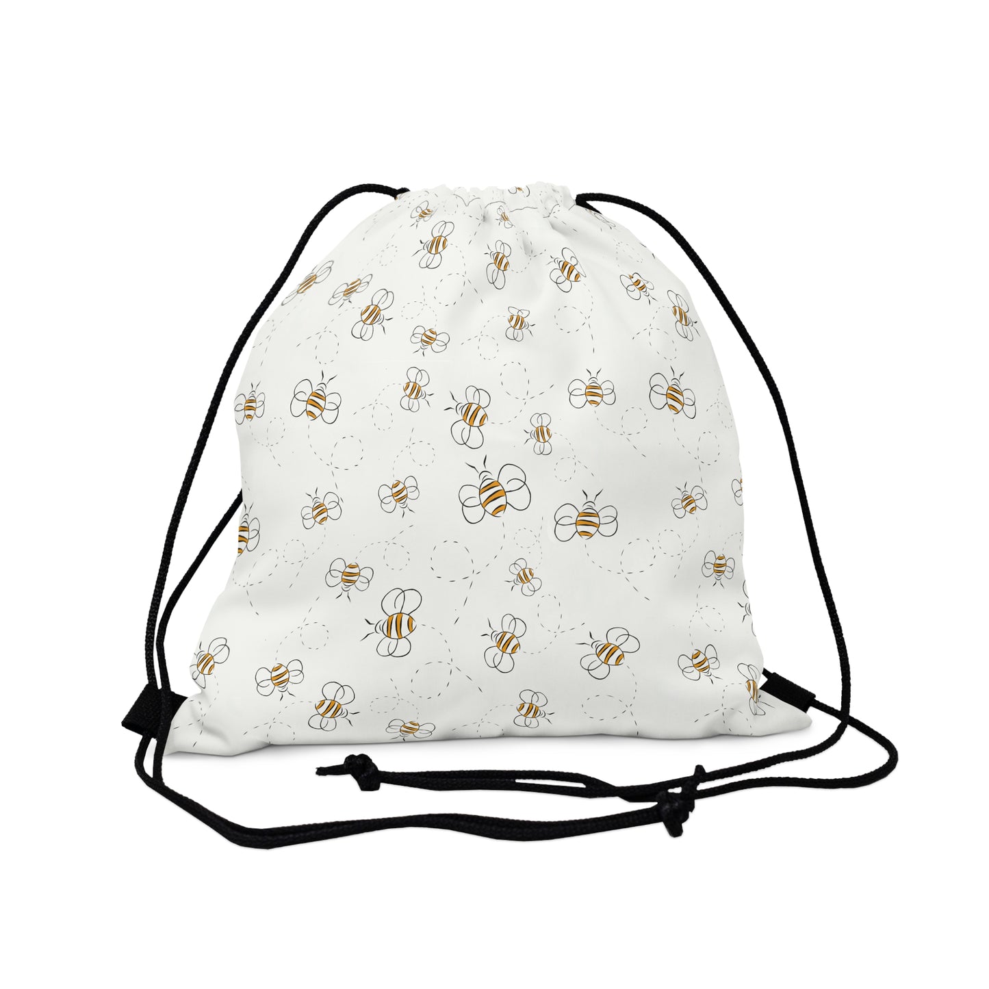 HoneyPlusCo Merch | Honey Bee Drawstring Backpack Style 10