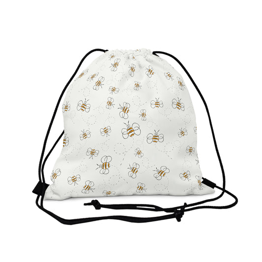 HoneyPlusCo Merch | Honey Bee Drawstring Backpack Style 10