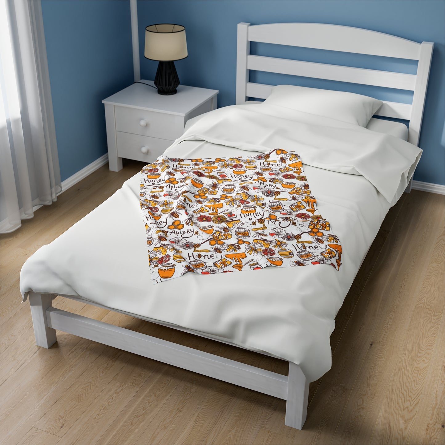 HoneyPlusCo Merch | Honey Bee Plush Blanket Style 11