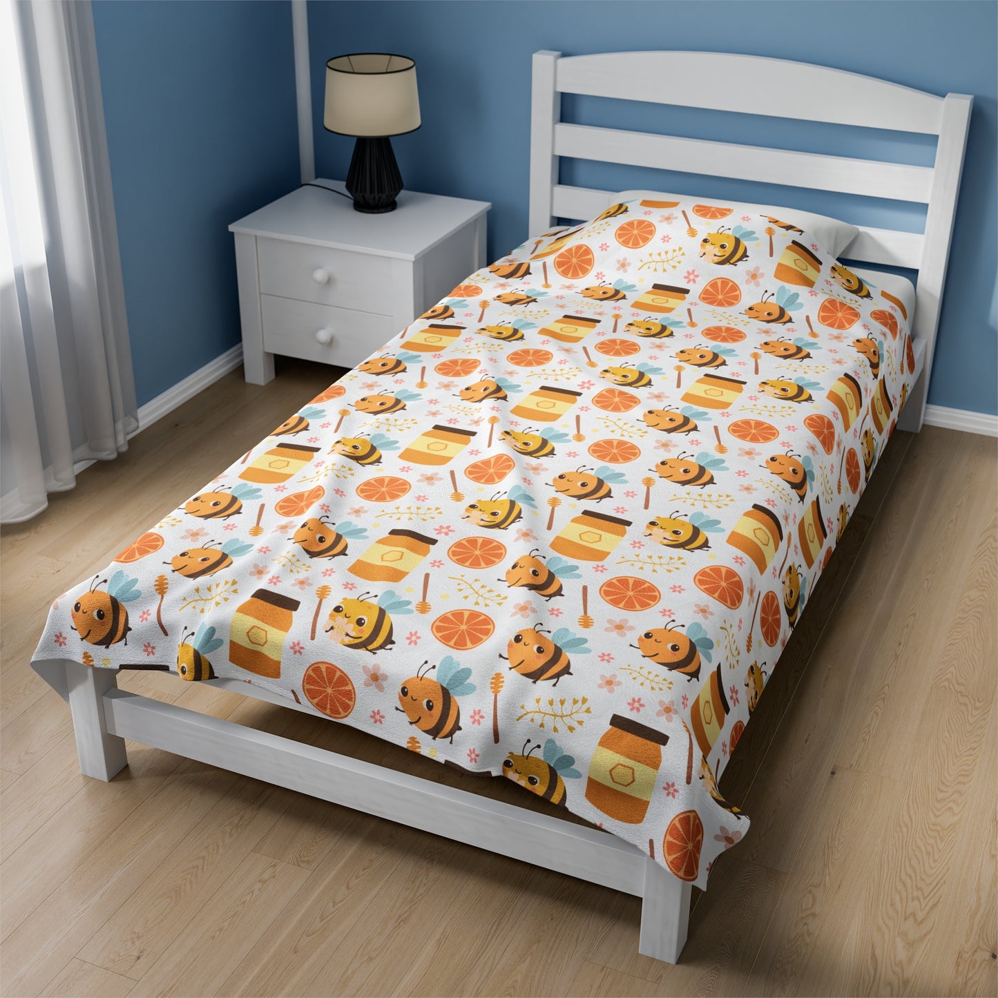 HoneyPlusCo Merch | Honey Bee Plush Blanket Style 6