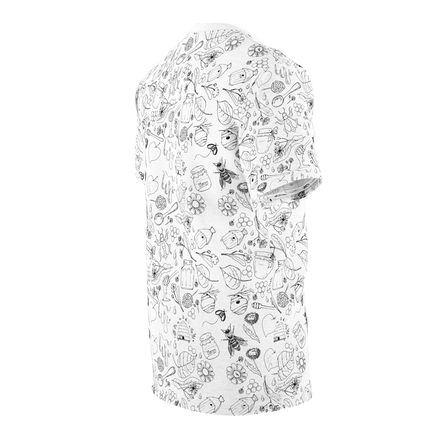 HoneyPlusCo Merch | Honey Bee T Shirt - Full Print Style 2