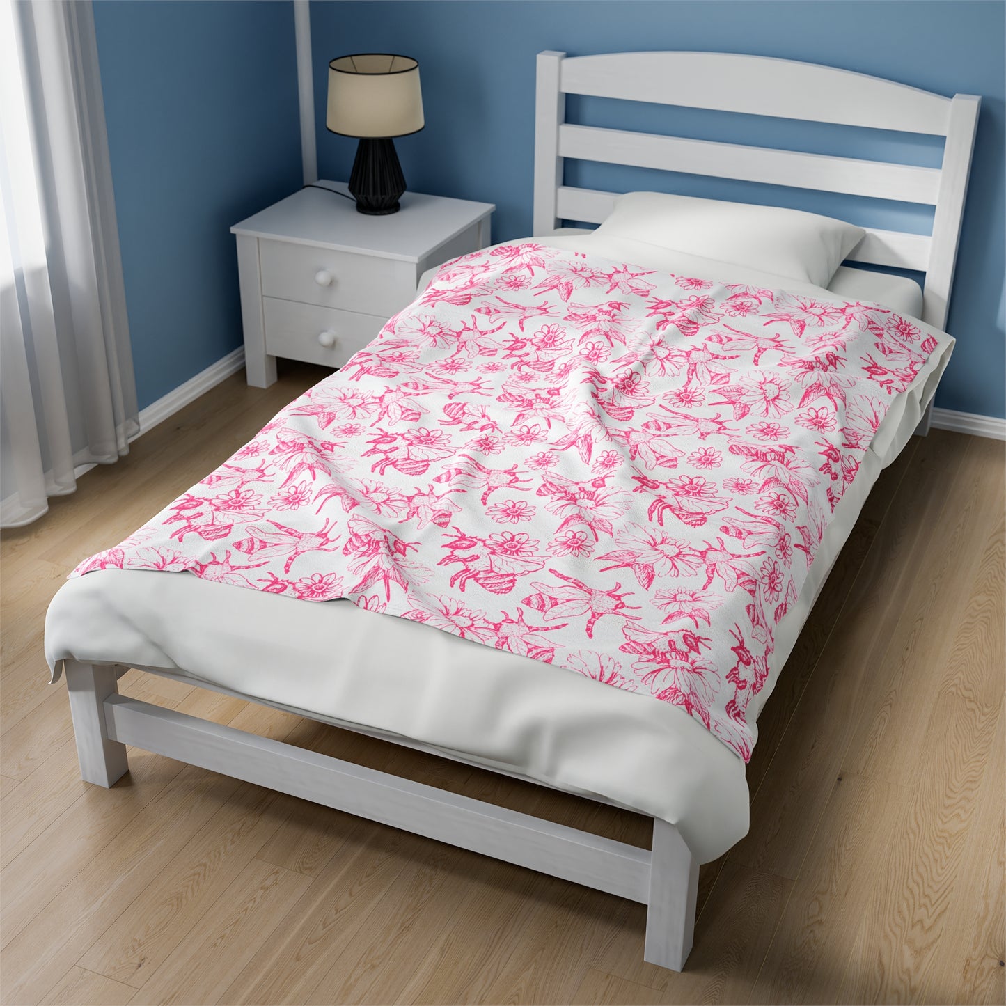 HoneyPlusCo Merch | Honey Bee Plush Blanket Style 5