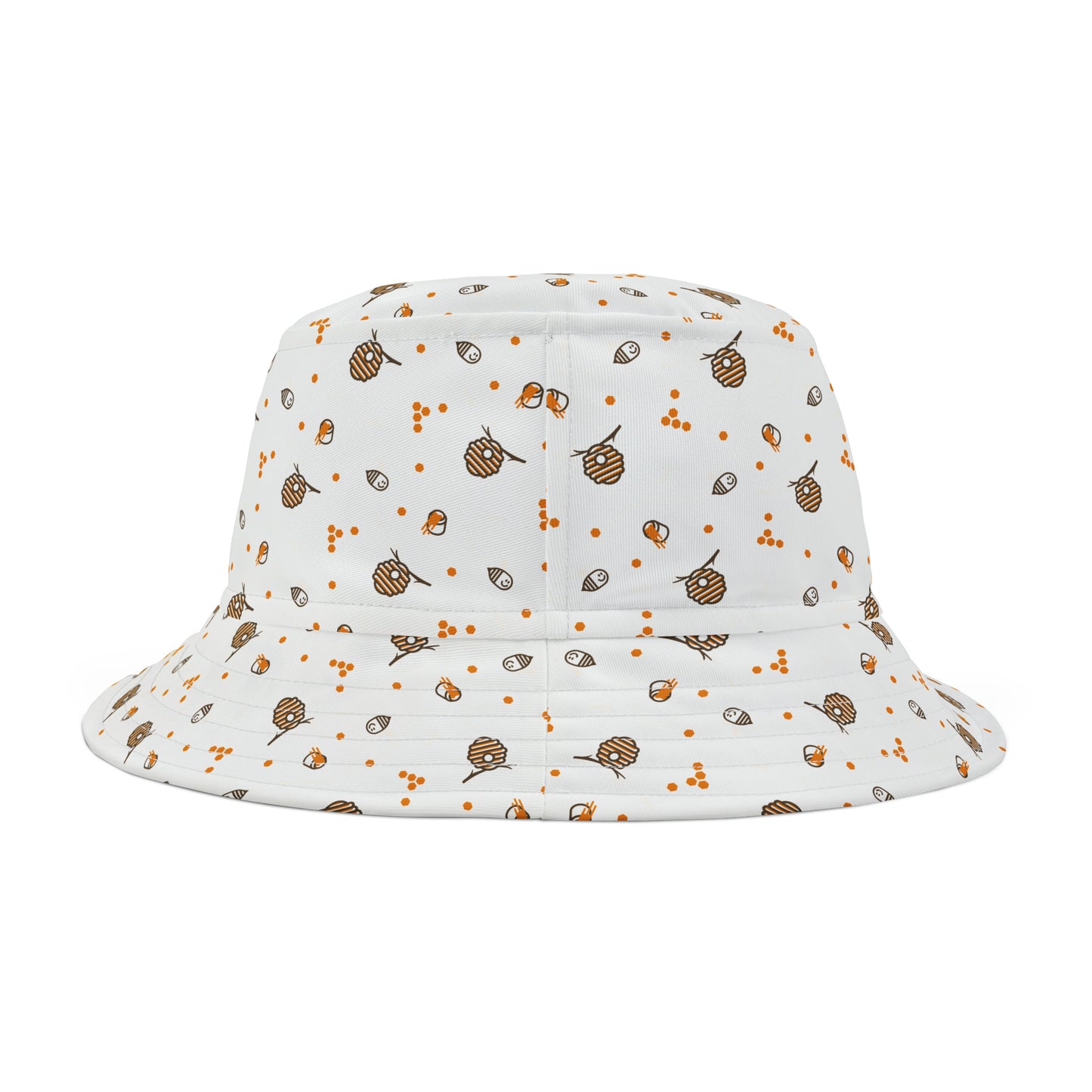 HoneyPlusCo Merch | Honey Bee Bucket Hat - Full Print Style 12