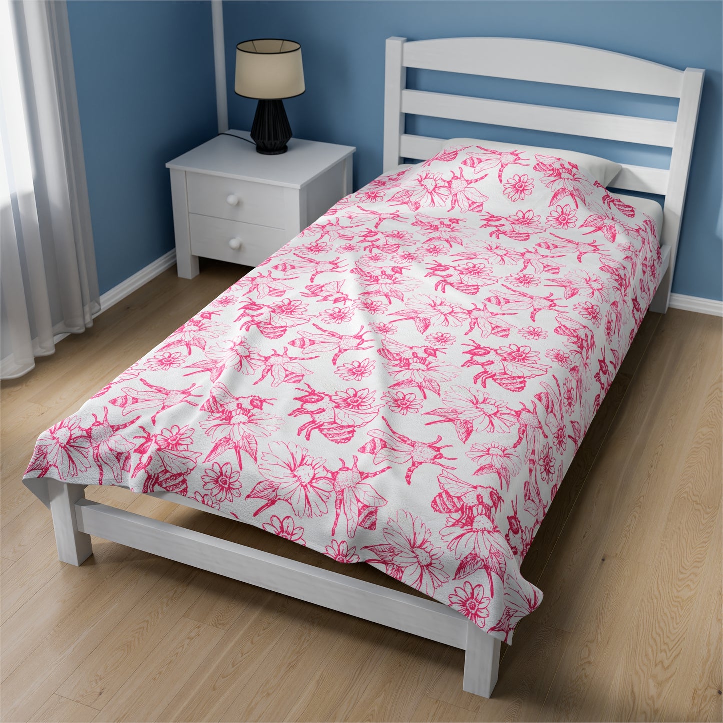 HoneyPlusCo Merch | Honey Bee Plush Blanket Style 5