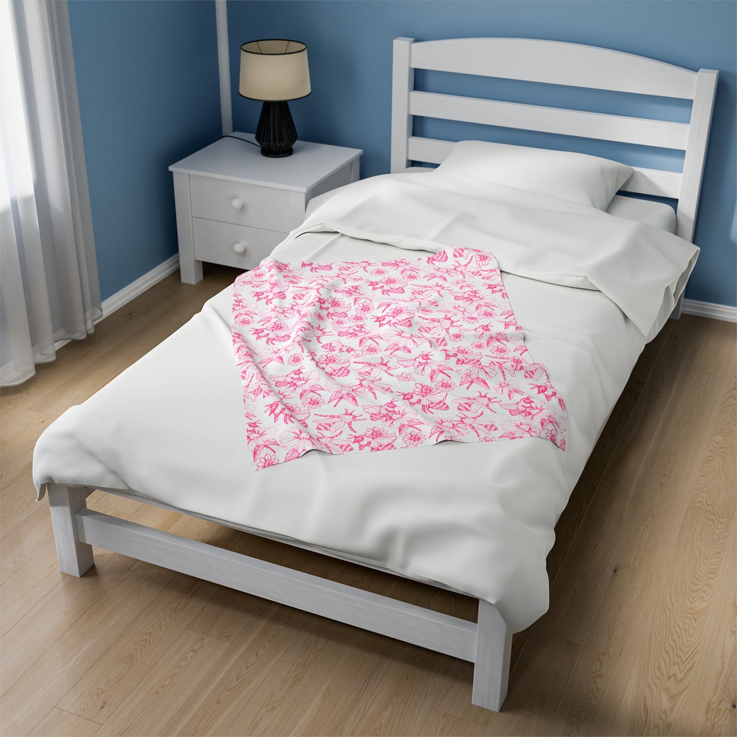 HoneyPlusCo Merch | Honey Bee Plush Blanket Style 5
