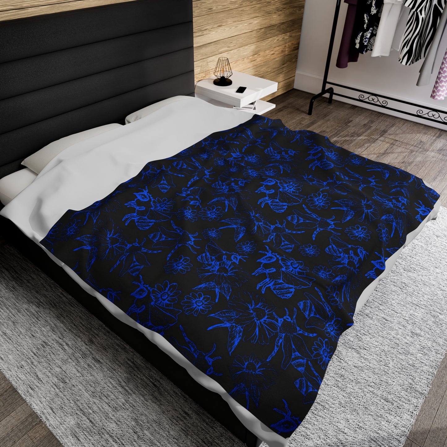 HoneyPlusCo Merch | Honey Bee Plush Blanket Style 4