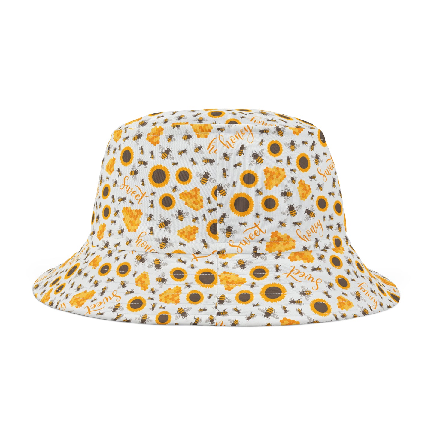 HoneyPlusCo Merch | Honey Bee Bucket Hat - Full Print Style 4