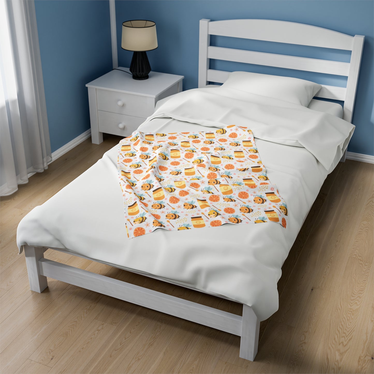 HoneyPlusCo Merch | Honey Bee Plush Blanket Style 6