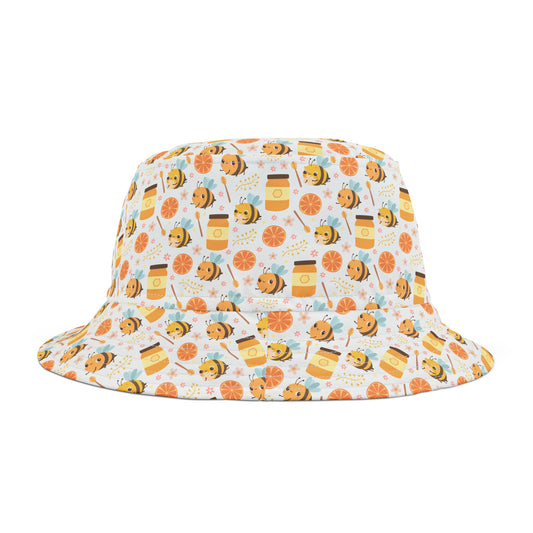 HoneyPlusCo Merch | Honey Bee Bucket Hat - Full Print Style 6