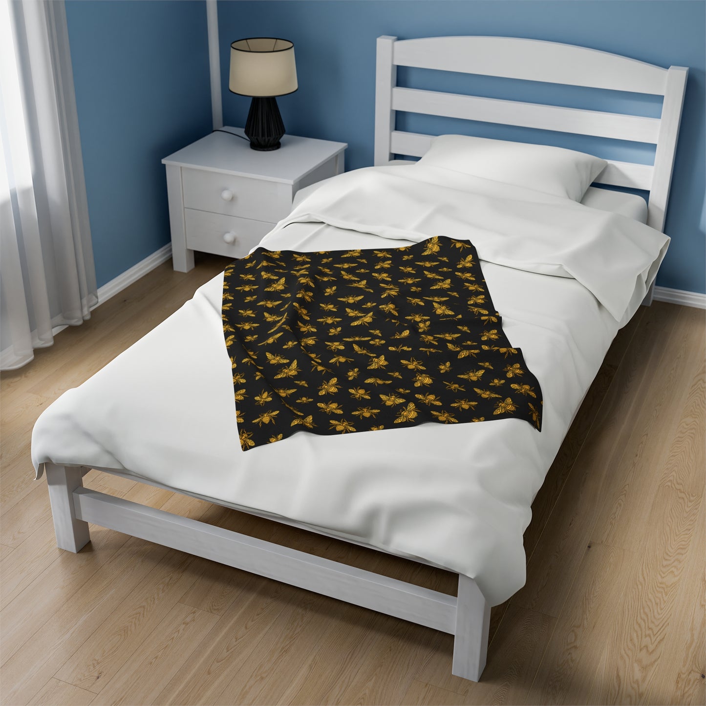 HoneyPlusCo Merch | Honey Bee Plush Blanket Style 9