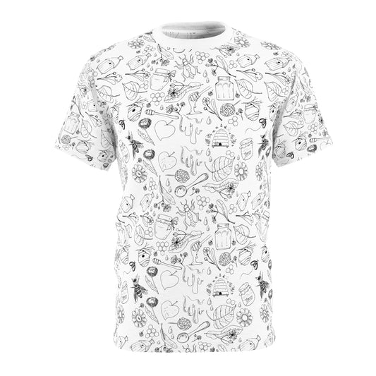 HoneyPlusCo Merch | Honey Bee T Shirt - Full Print Style 2