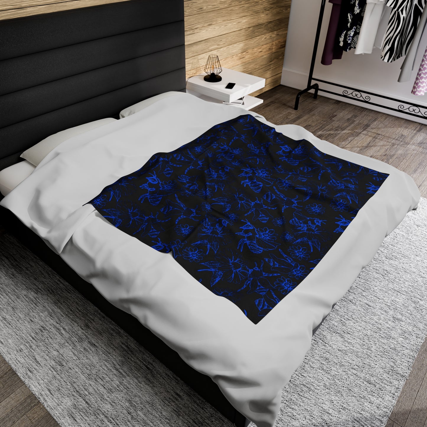 HoneyPlusCo Merch | Honey Bee Plush Blanket Style 4