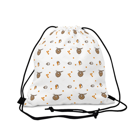 HoneyPlusCo Merch | Honey Bee Drawstring Backpack Style 12