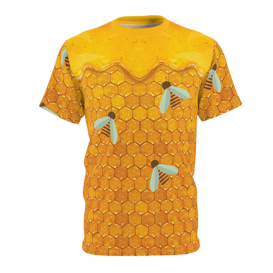 HoneyPlusCo Merch | Honey Bee T Shirt - Full Print Style 1