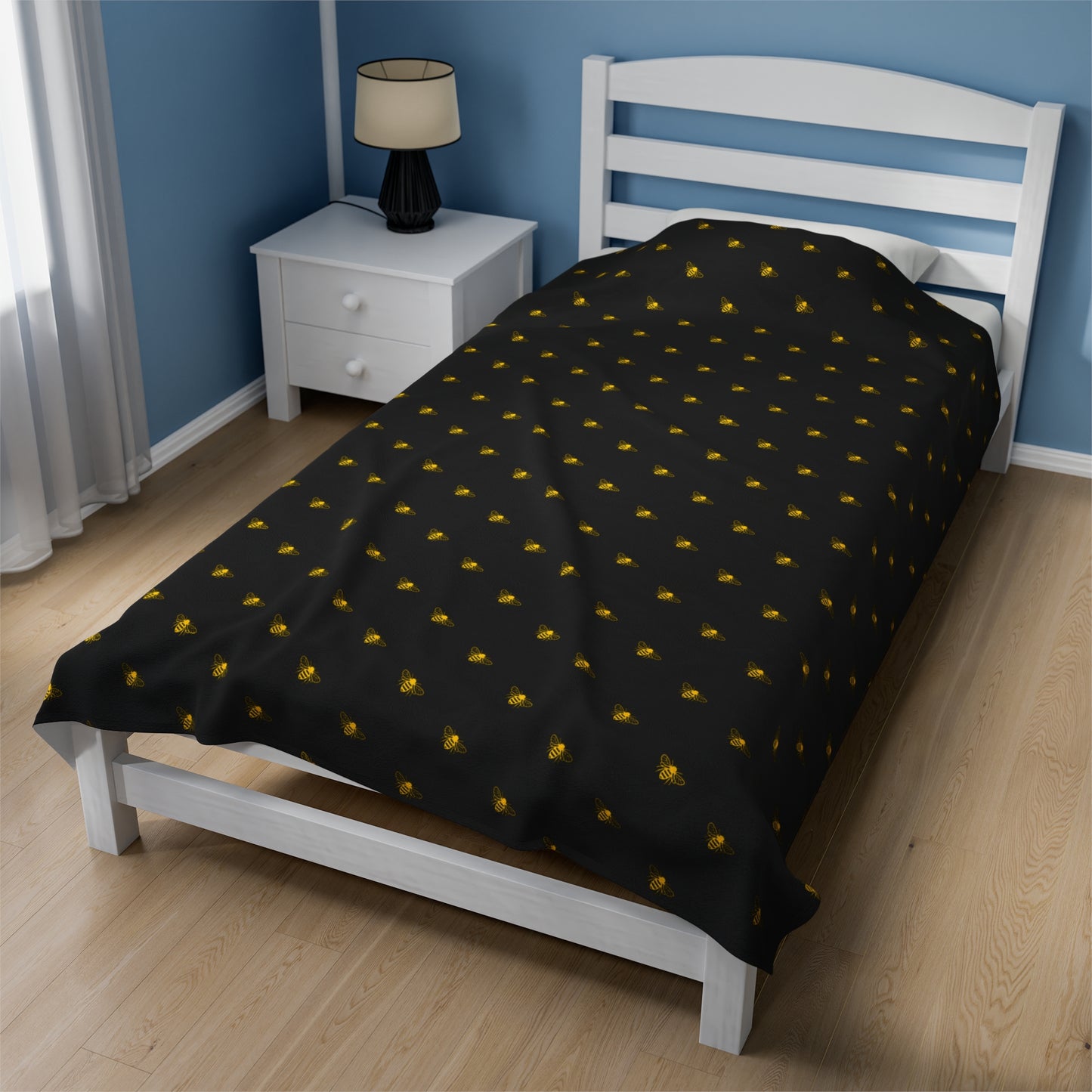 HoneyPlusCo Merch | Honey Bee Plush Blanket Style 7