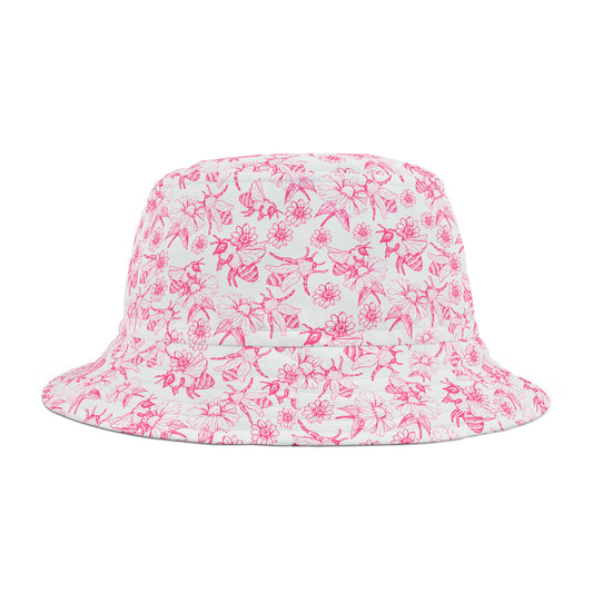 HoneyPlusCo Merch | Honey Bee Bucket Hat - Full Print Style 5