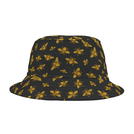 HoneyPlusCo Merch | Honey Bee Bucket Hat - Full Print Style 9