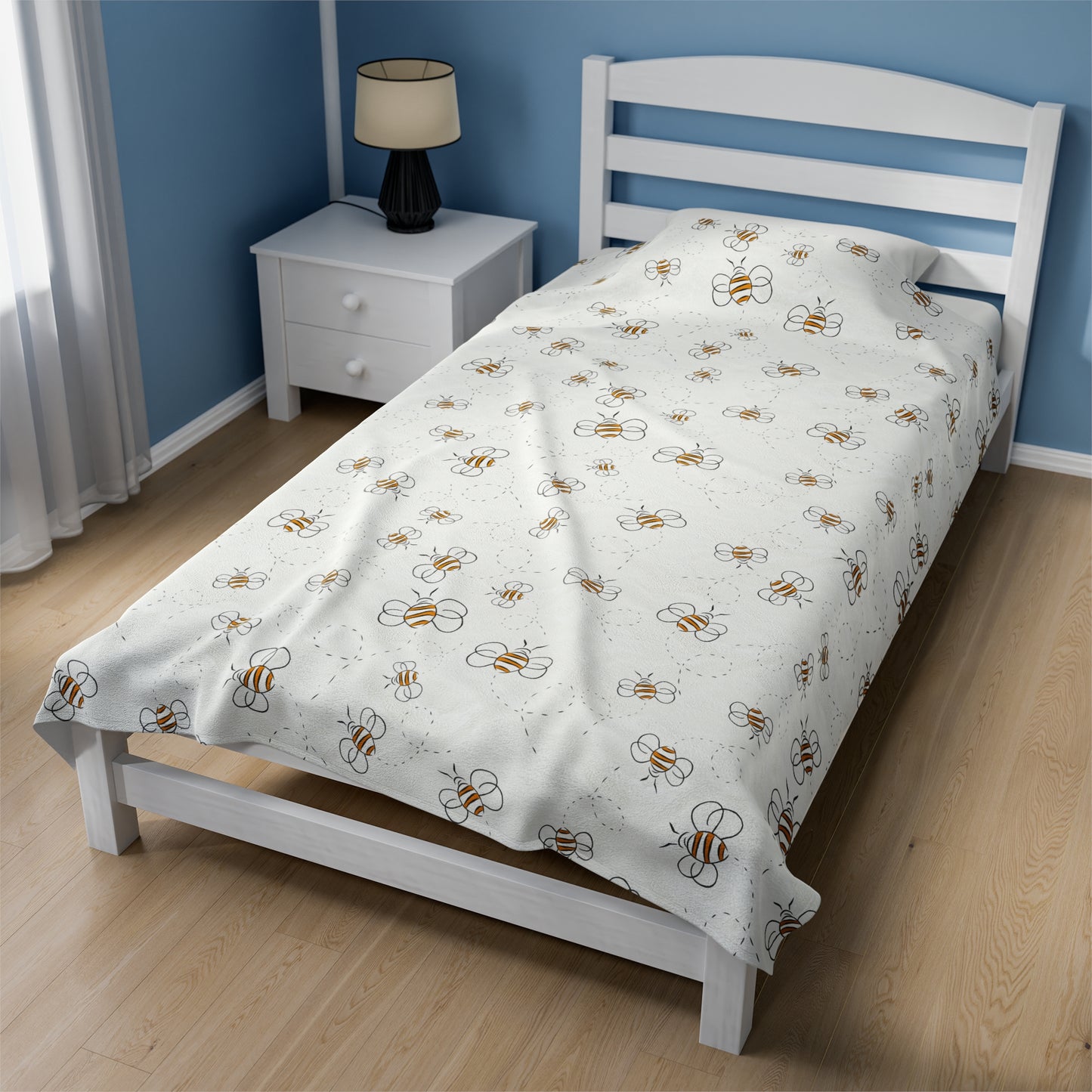HoneyPlusCo Merch | Honey Bee Plush Blanket Style 10