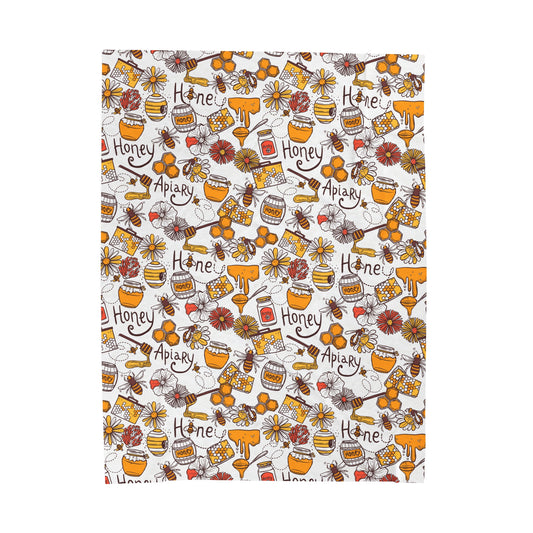 HoneyPlusCo Merch | Honey Bee Plush Blanket Style 11