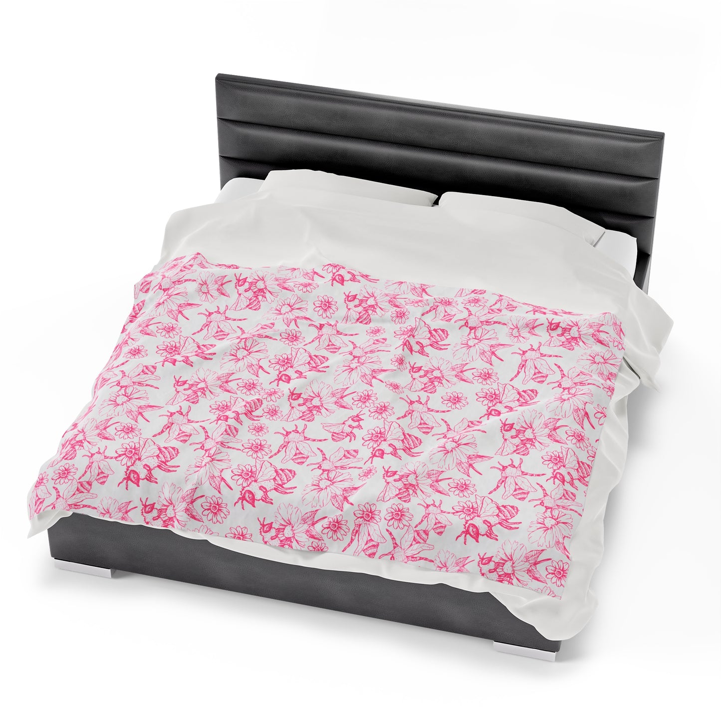 HoneyPlusCo Merch | Honey Bee Plush Blanket Style 5