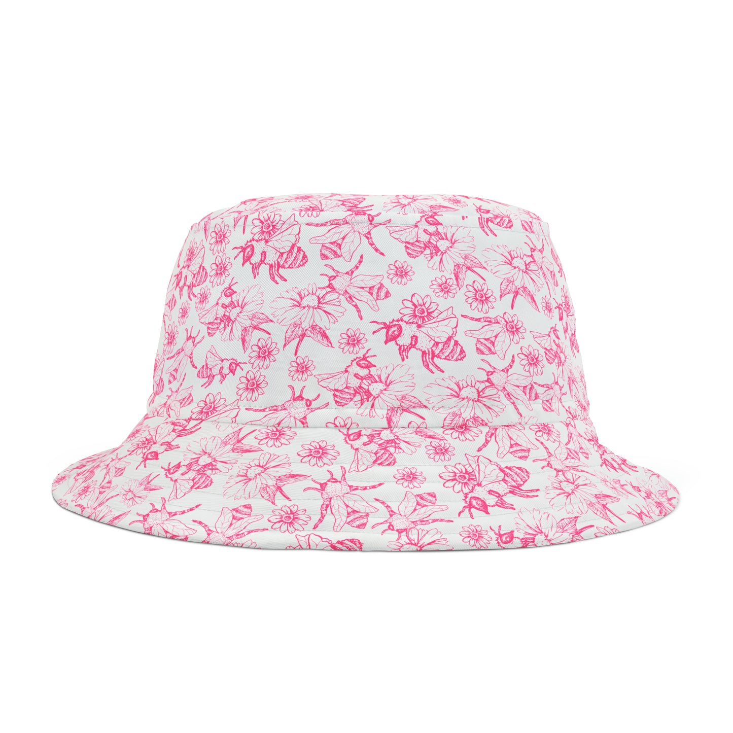 HoneyPlusCo Merch | Honey Bee Bucket Hat - Full Print Style 5