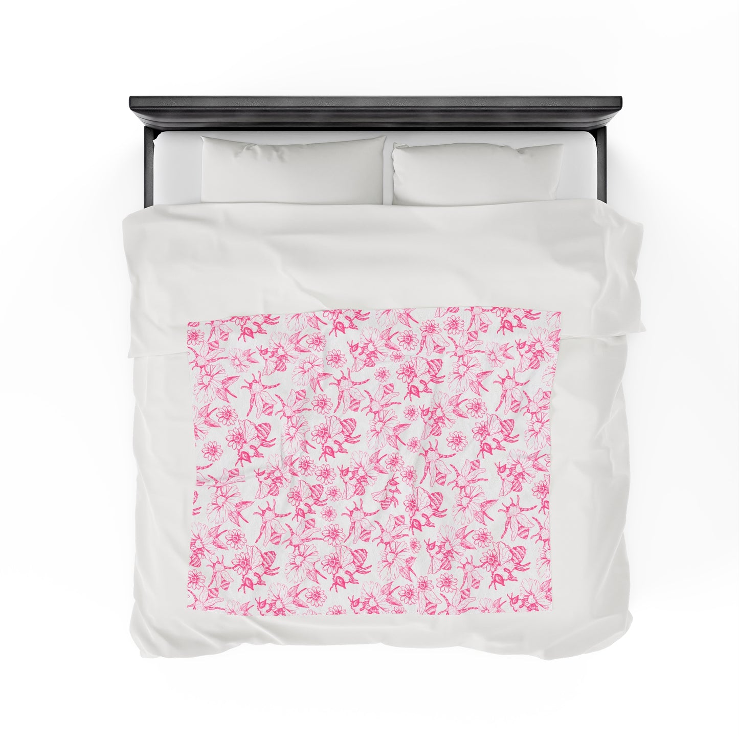 HoneyPlusCo Merch | Honey Bee Plush Blanket Style 5