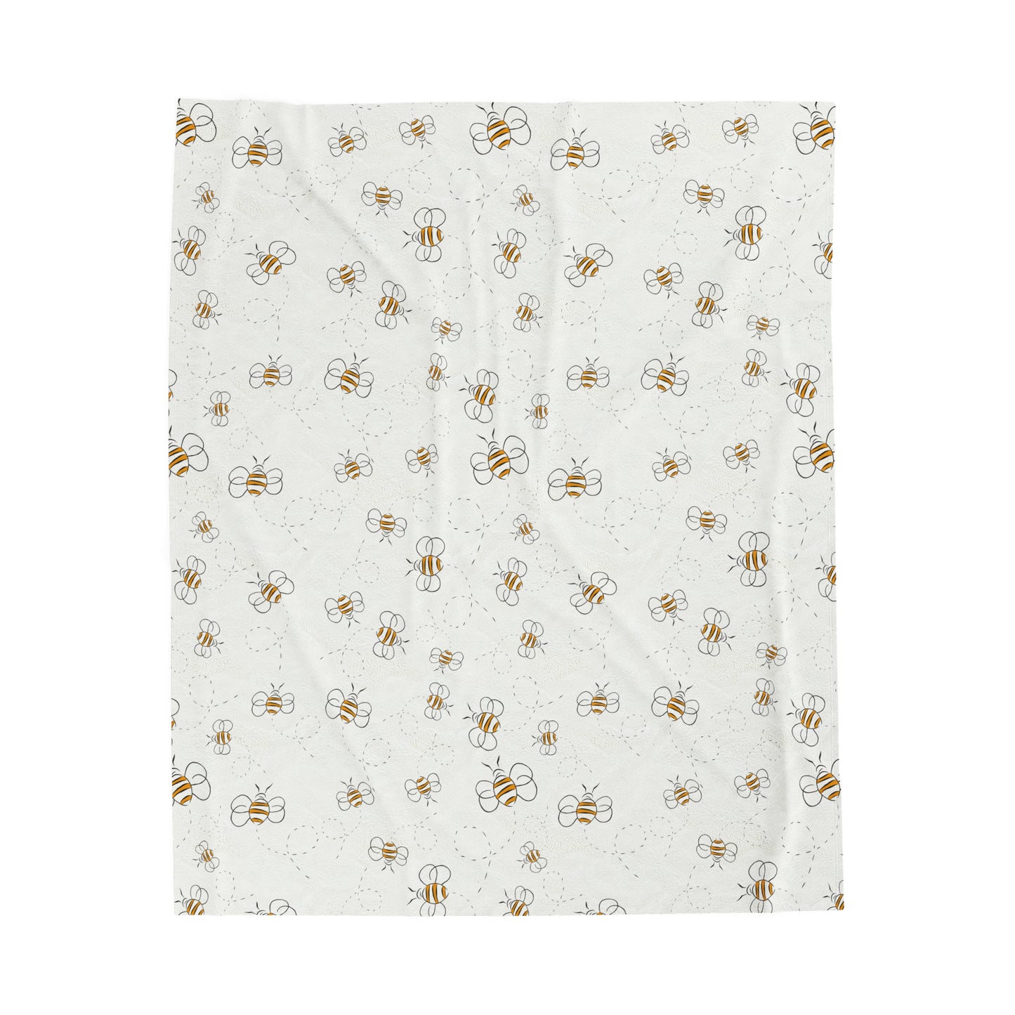 HoneyPlusCo Merch | Honey Bee Plush Blanket Style 10