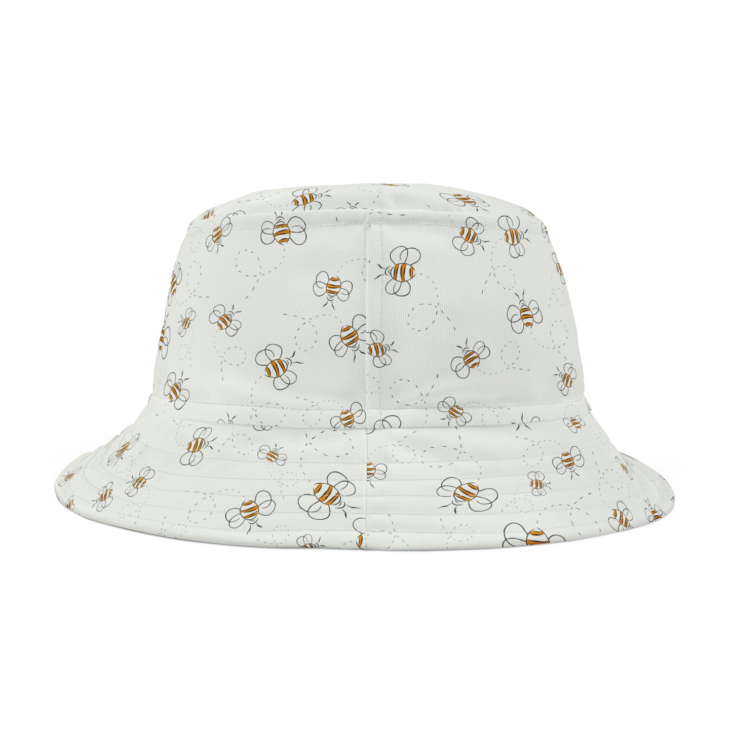HoneyPlusCo Merch | Honey Bee Bucket Hat - Full Print Style 10