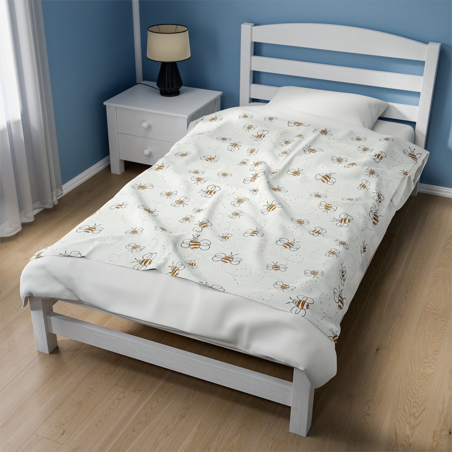HoneyPlusCo Merch | Honey Bee Plush Blanket Style 10