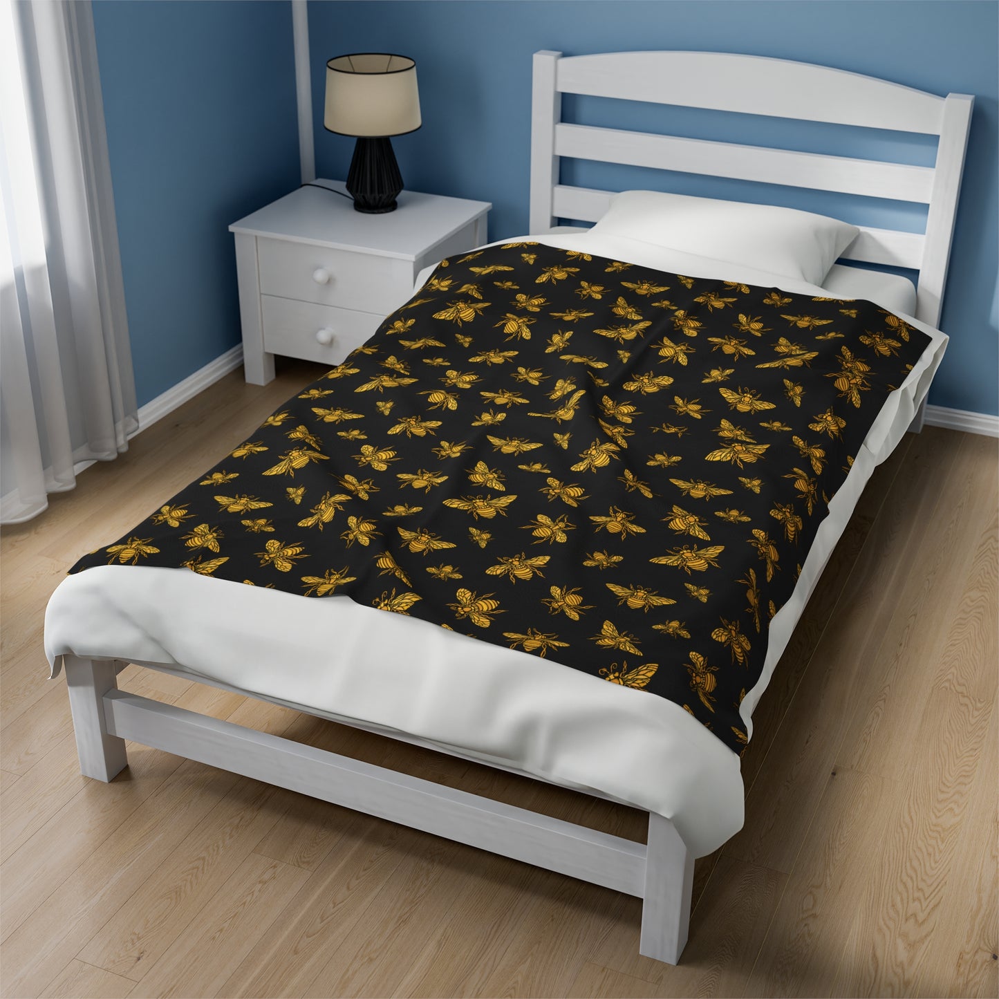HoneyPlusCo Merch | Honey Bee Plush Blanket Style 9