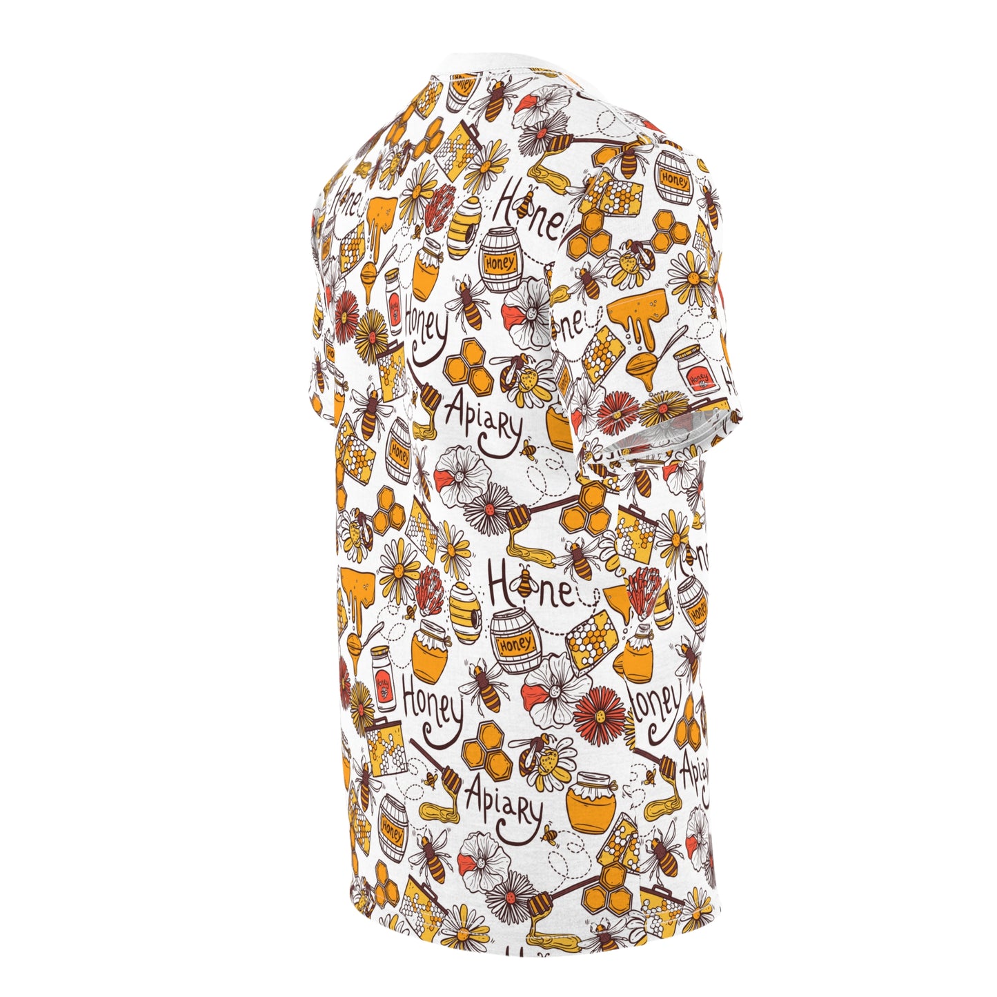 HoneyPlusCo Merch | Honey Bee T Shirt - Full Print Style 11
