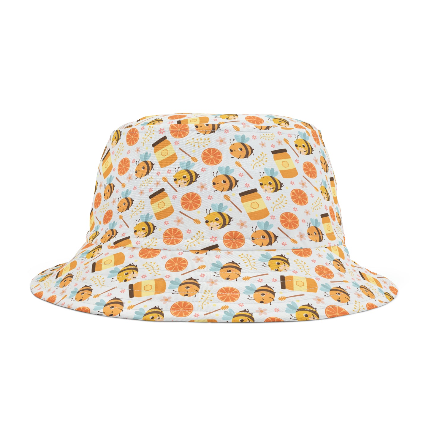 HoneyPlusCo Merch | Honey Bee Bucket Hat - Full Print Style 6