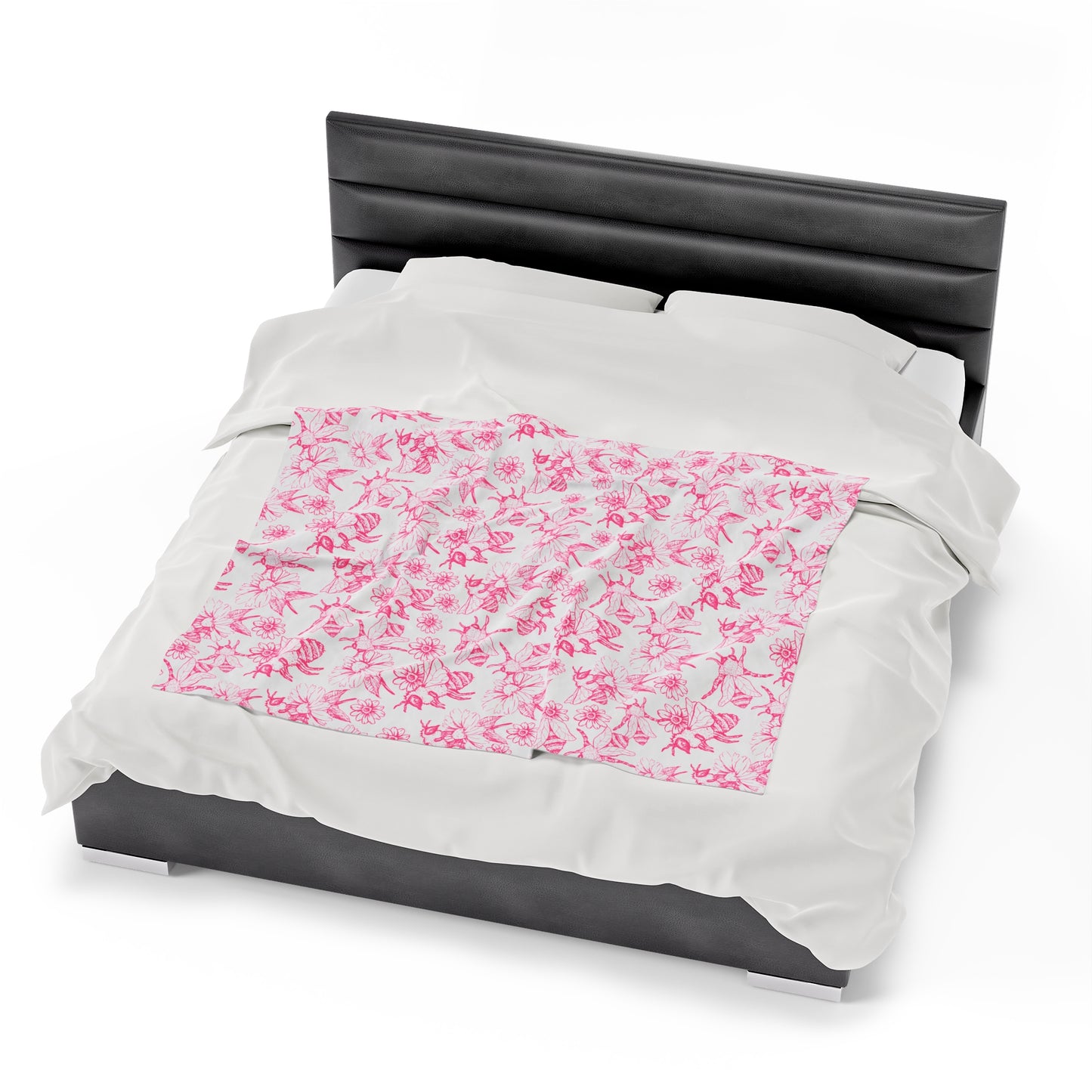HoneyPlusCo Merch | Honey Bee Plush Blanket Style 5